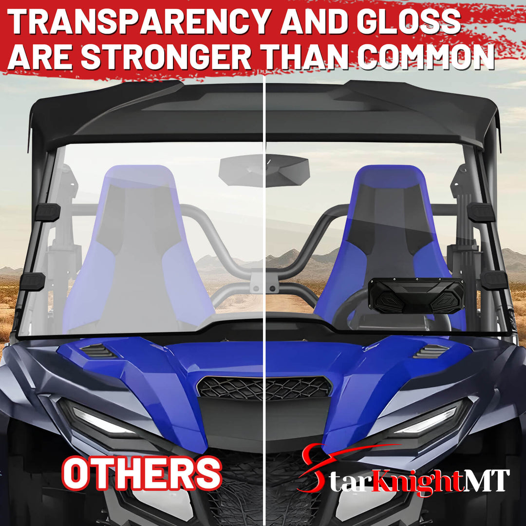 Yamaha wolverine rmax2 1000 vent windshield transparency
