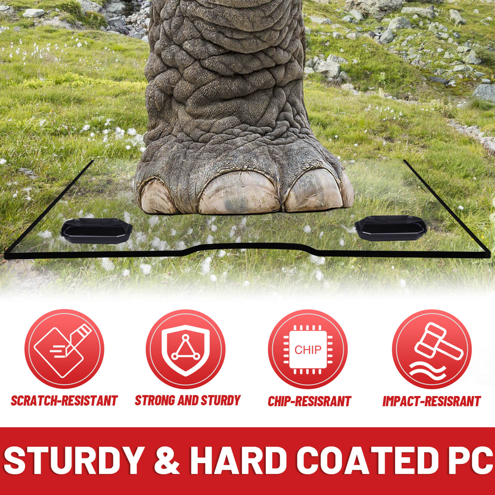 wolverine rmax2 1000 vent windshield sturdy pc material 