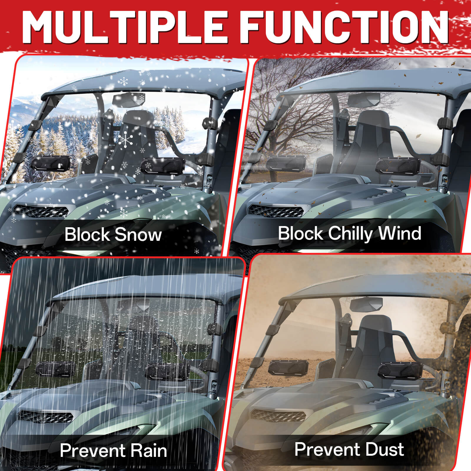 rmax2 vent windshield block snow and wind