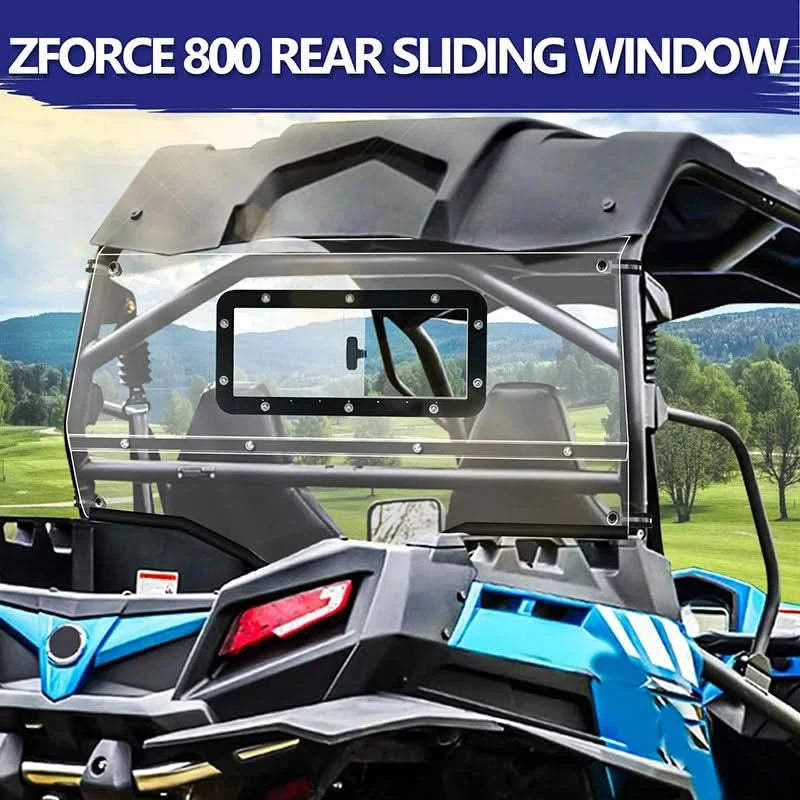 cfmoto zforce 800ex sliding rear window 