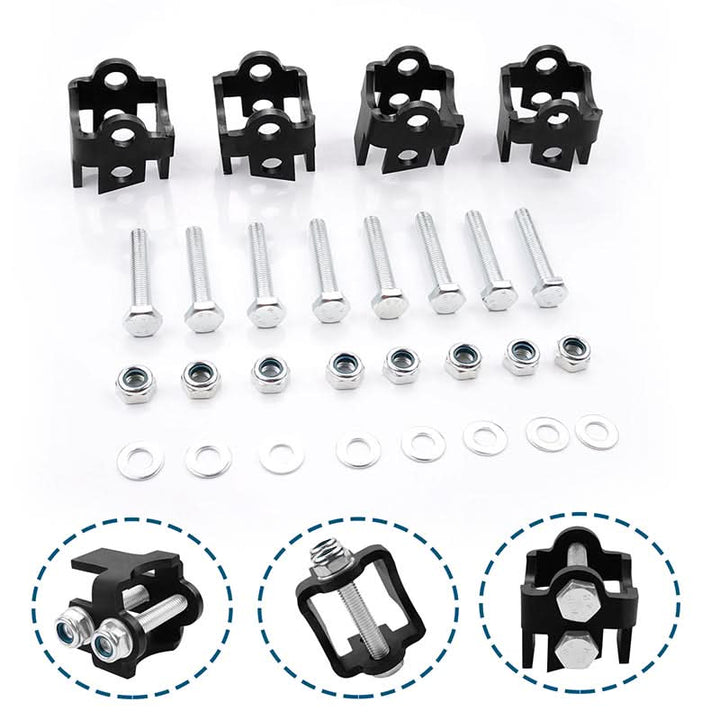 hardware of the Defender lift kit