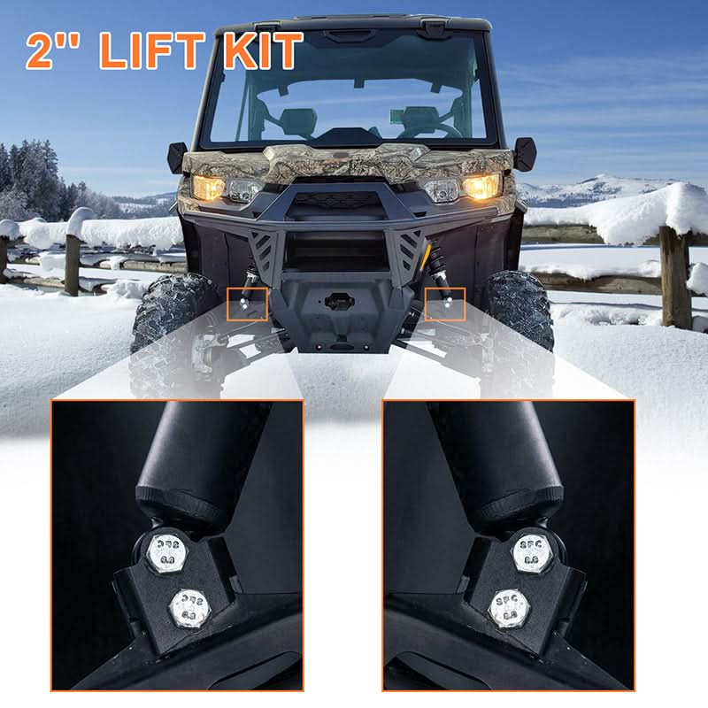 CanAm Defender 2" Lift Kit Enhanced Safety A Set Of 4 StarknightMT