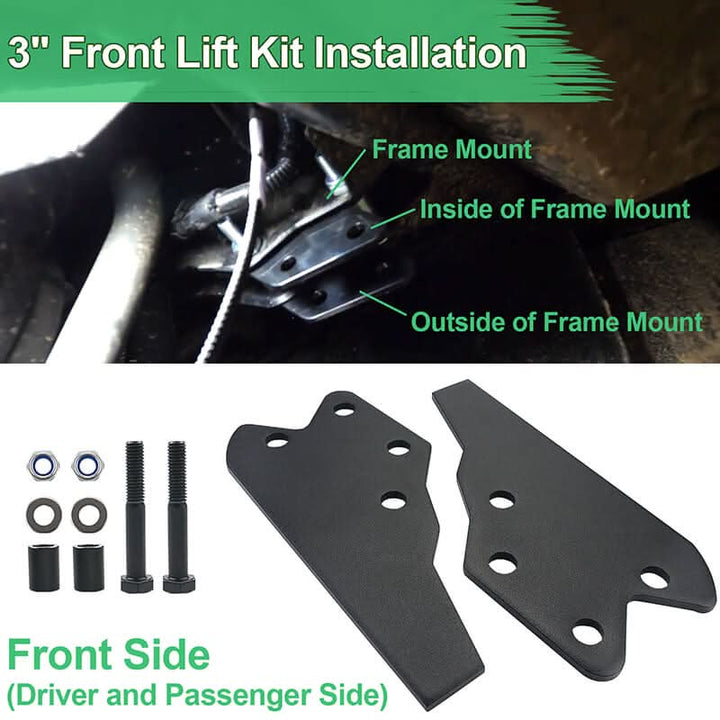 installation for 3 lift kit