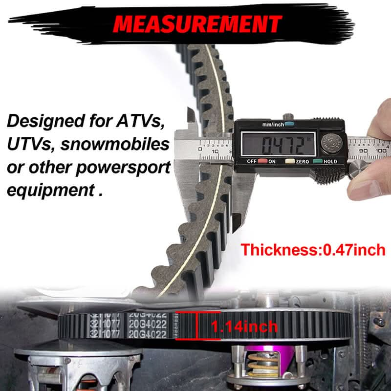 design of the drive belt