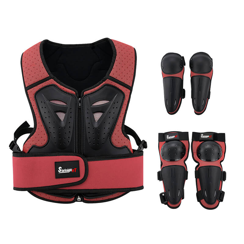 red kids armor suit