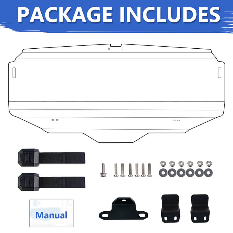 talon 1000x-4 windshield package includes