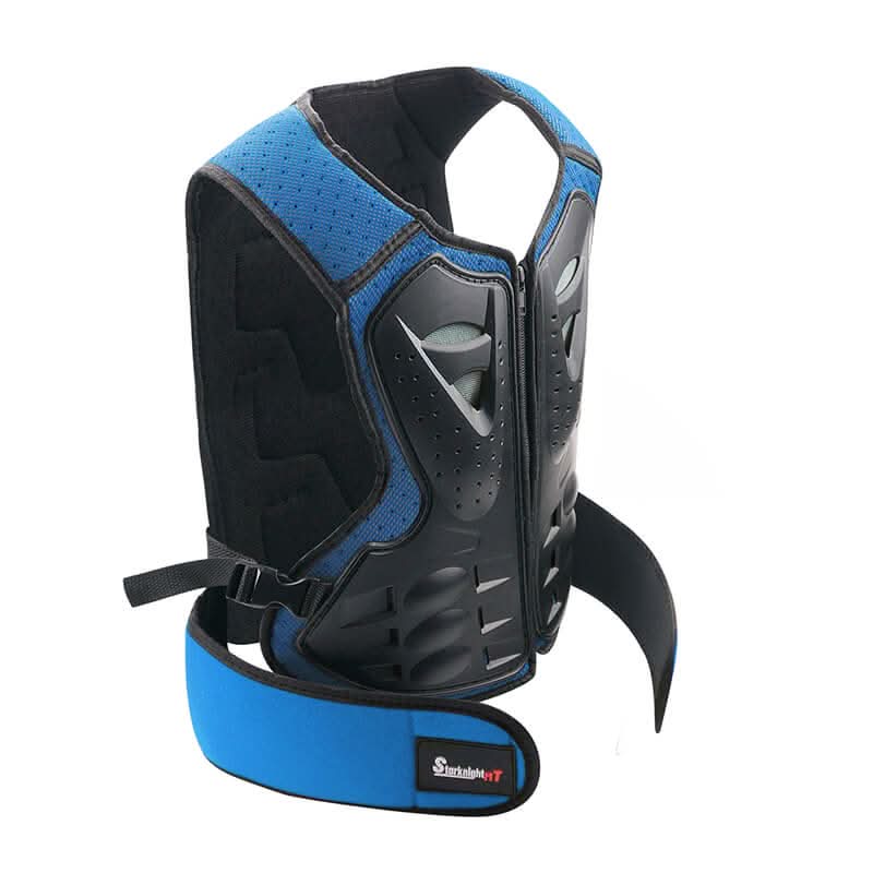 side blue kids chest armor