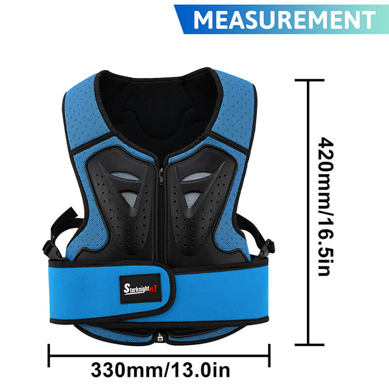 measurement of the kids chest armor