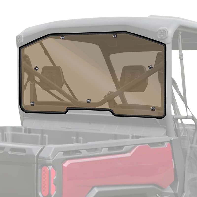 can-am defender rear tinted windshield