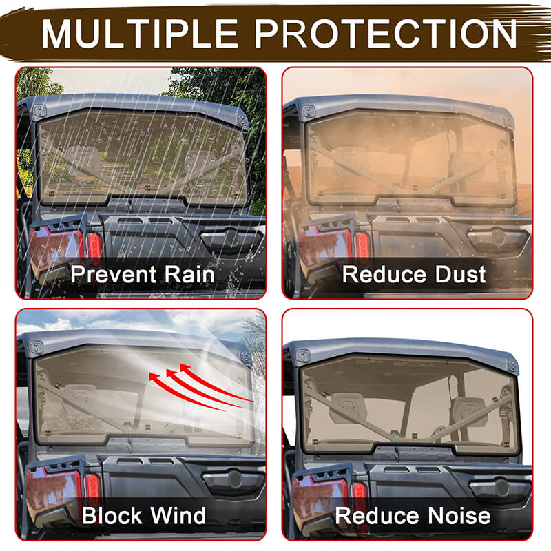 defender HD10 rear windshield multiple protection