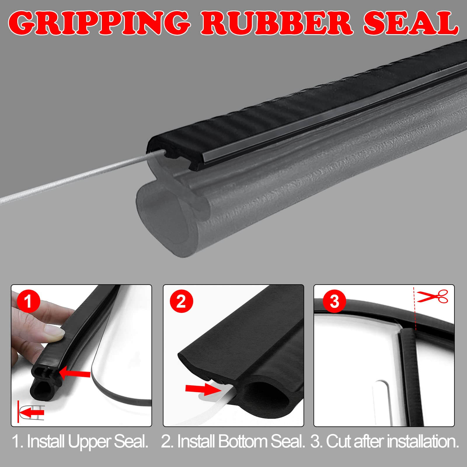 rubber seal steps