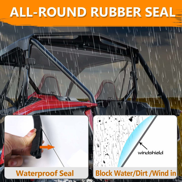 rubber seal of the talon 1000R rear  windshield