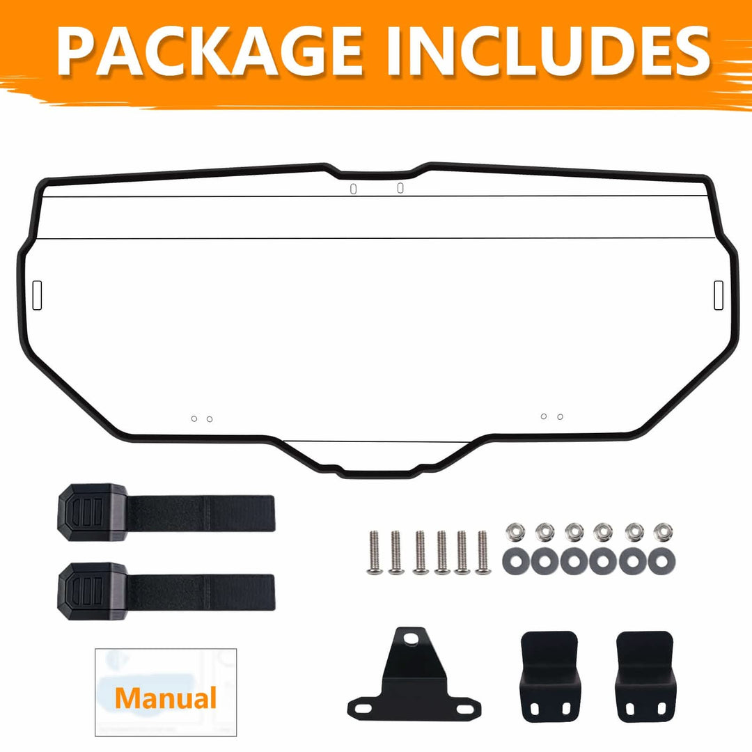 talon 1000R rear windshield package list