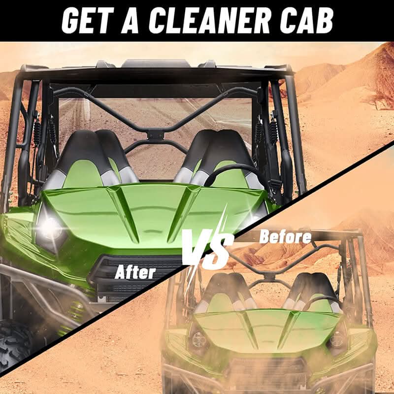 teryx4 800 rear windshield get cleaner cab