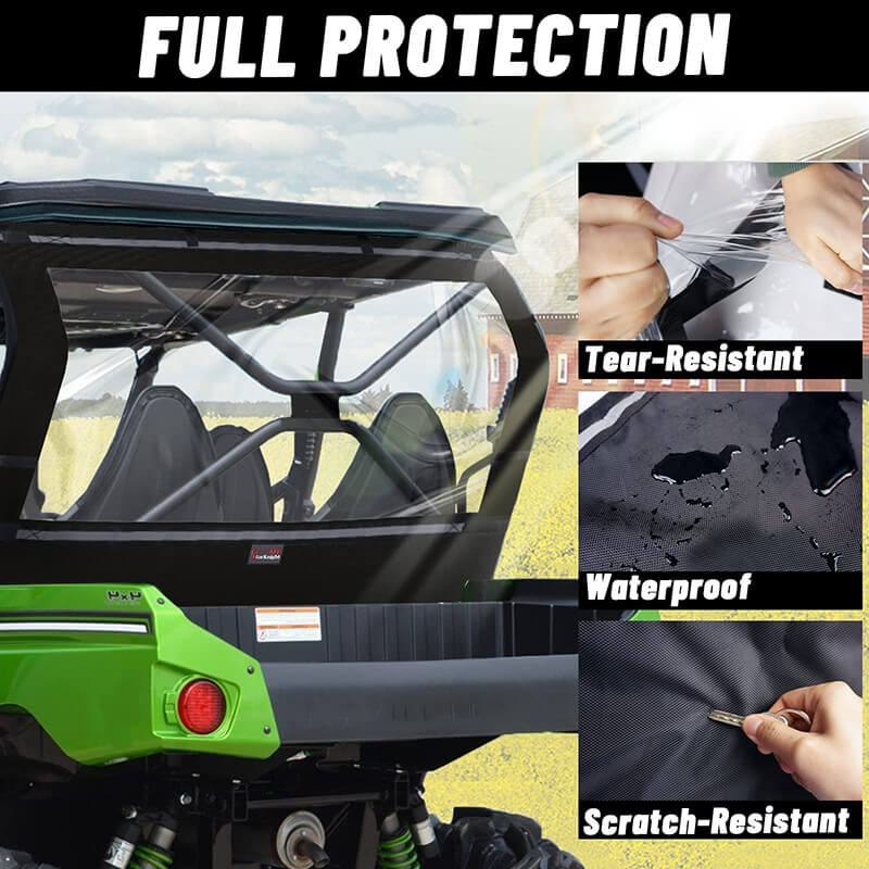 full protection of the teryx rear windshield