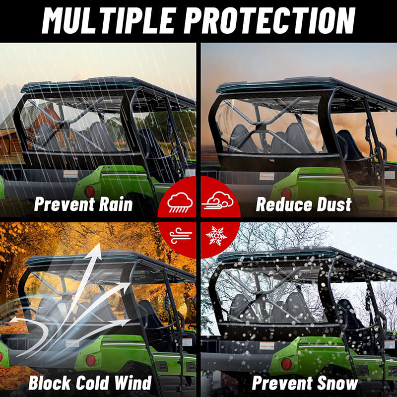 teryx rear windshield prevent rain and snow 