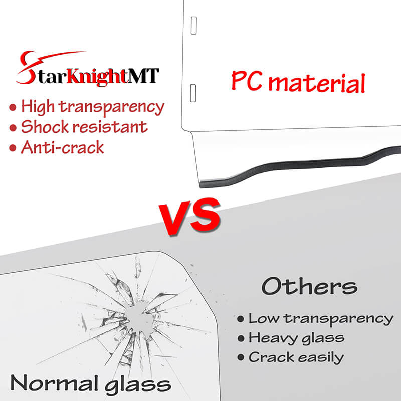 pc material of the starknightmt windshield