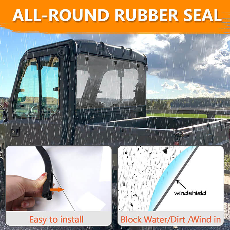 ranger 500 rear windshield rubber seal