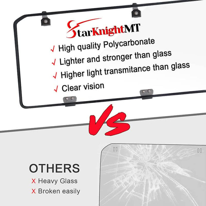 starknightmt ranger 500 rear windshield vs other 