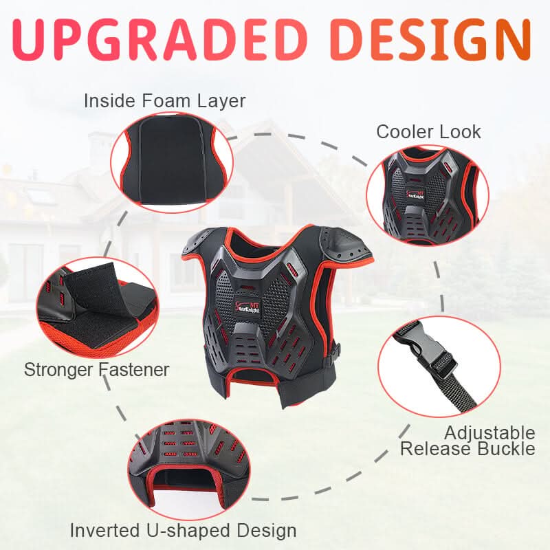 design of the red gear suit