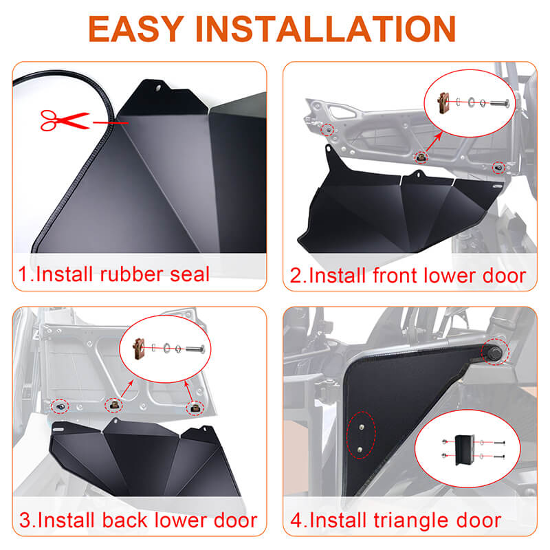 easy installation for the doors