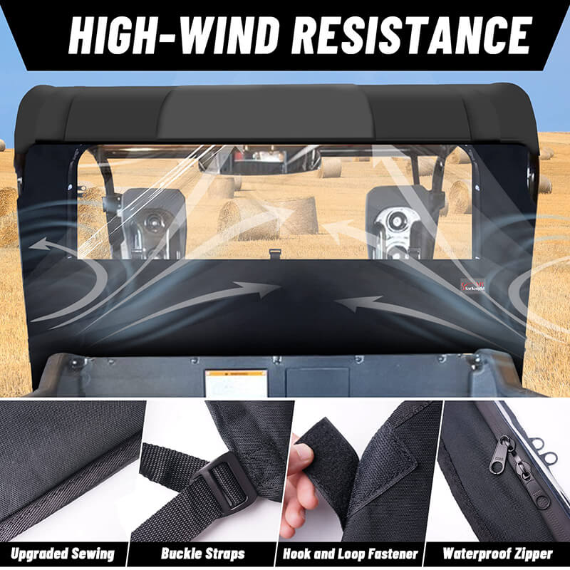 high wind resistance of the pioneer windshield
