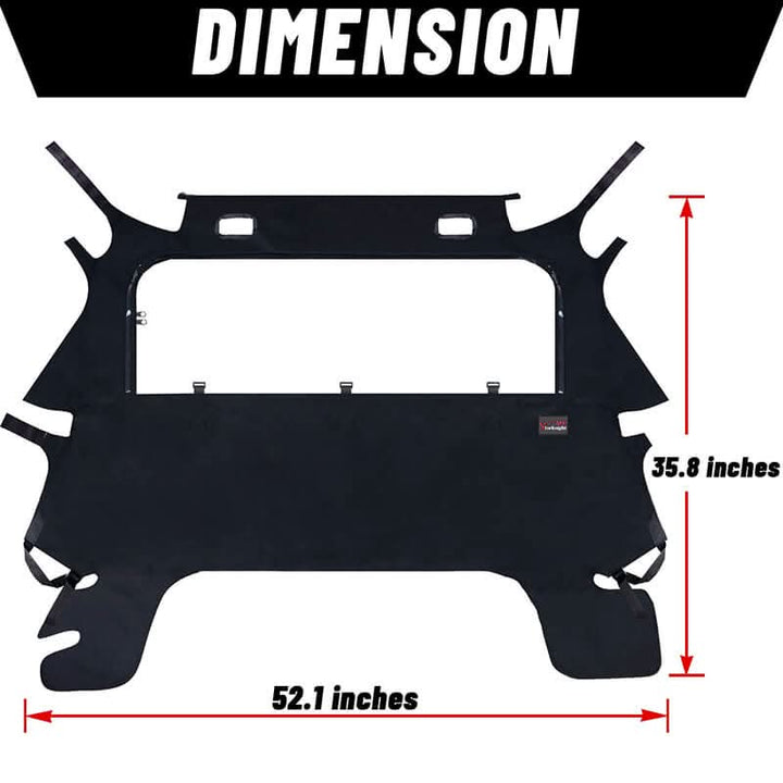dimension of the pioneer windshield