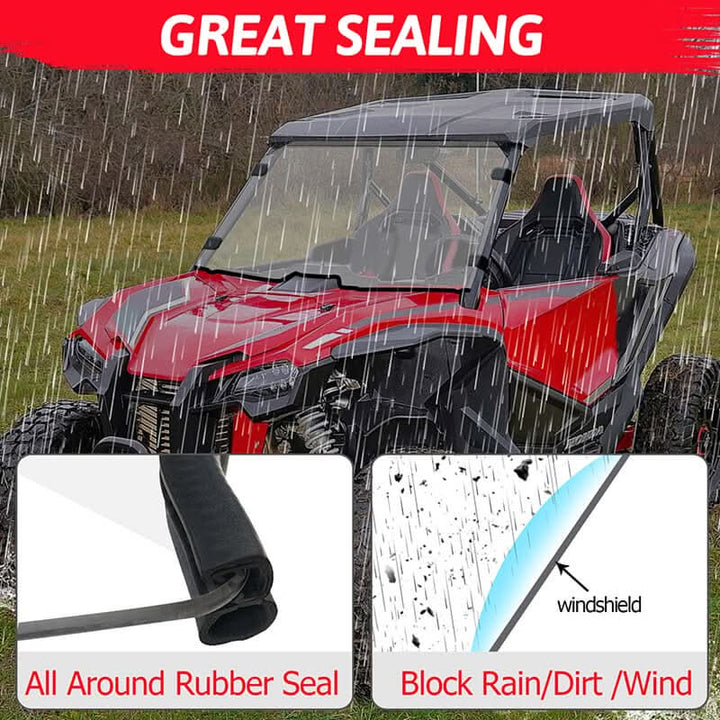 great sealing of the talon 1000R windshield