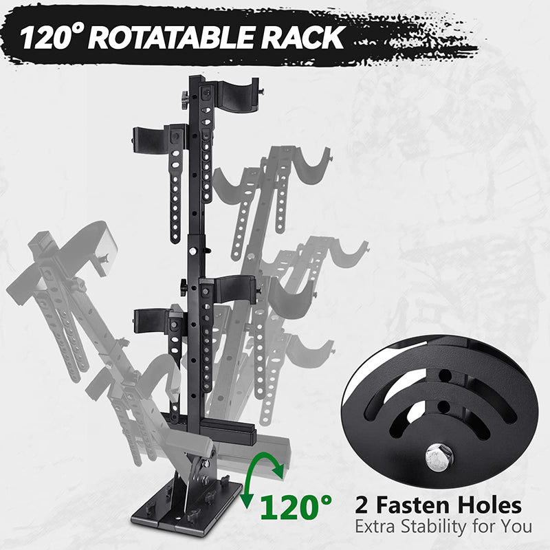 120° rotatable rack