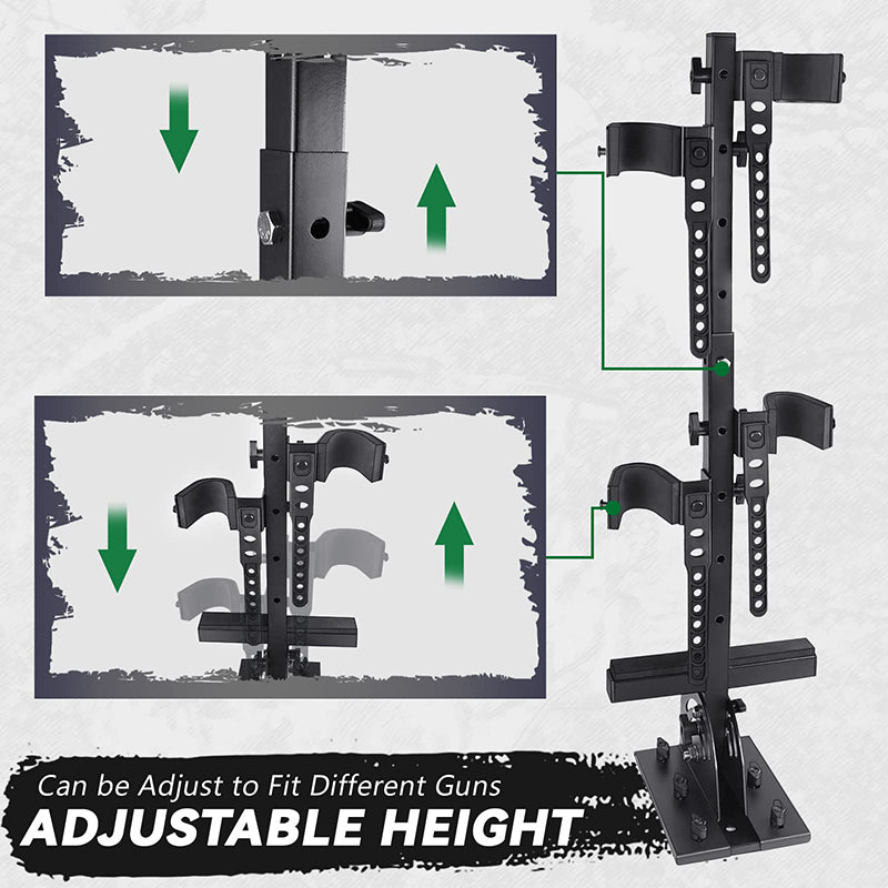 gun rack can adjust height