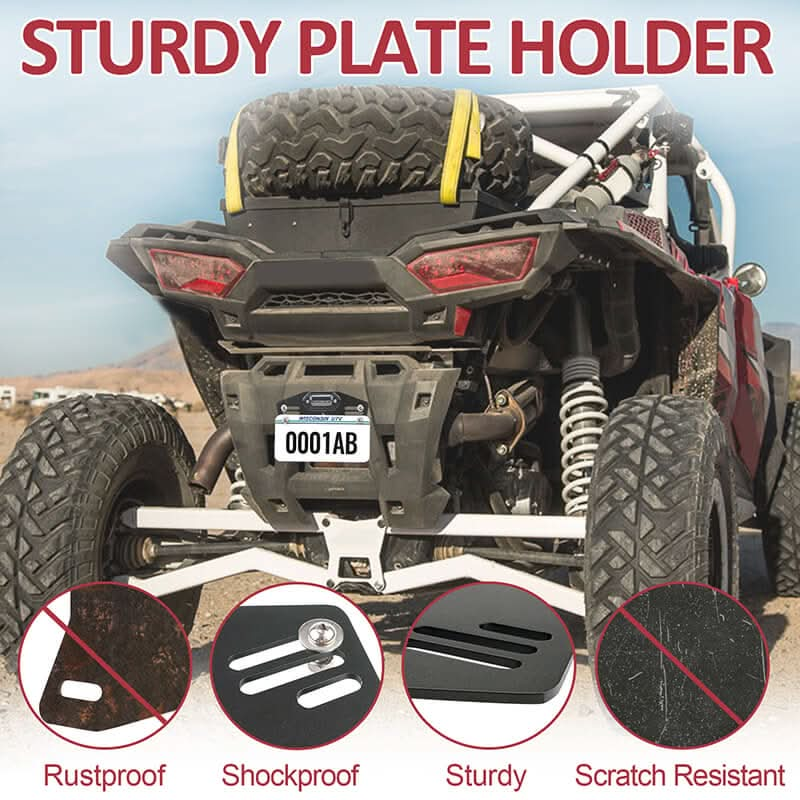 Universal sturdy plate holder