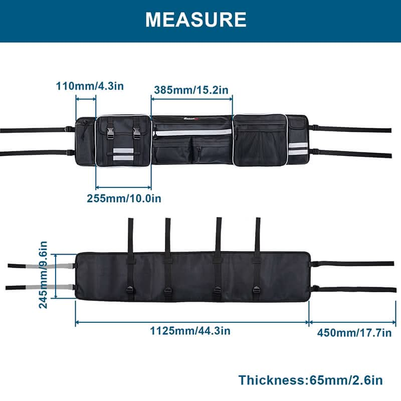 measure of the cargo bag 