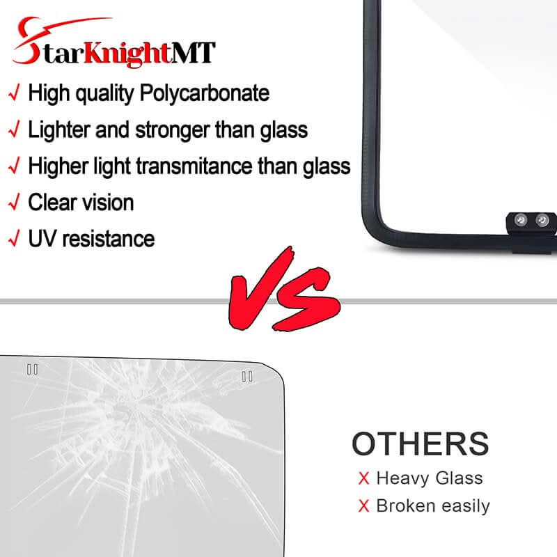 starknightmt winshield features vs others