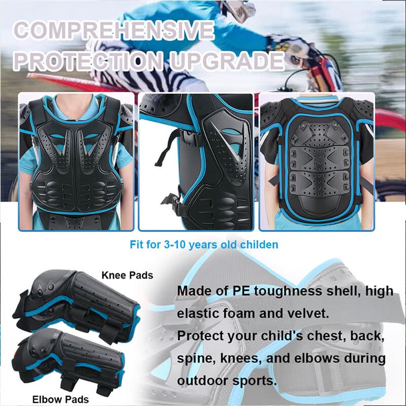 fits 3-10 years kids armor