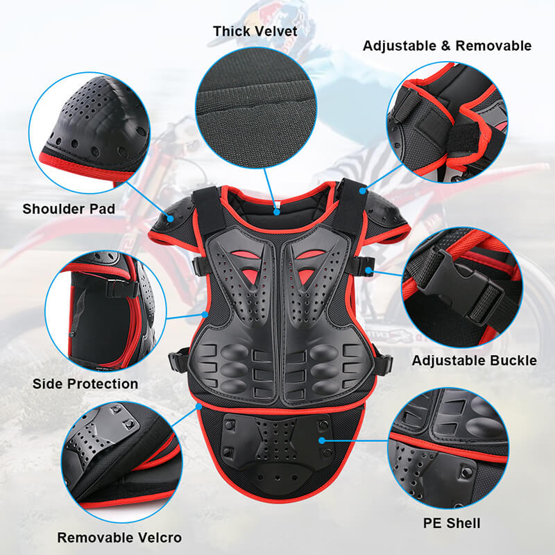 features for upgraded kids armor