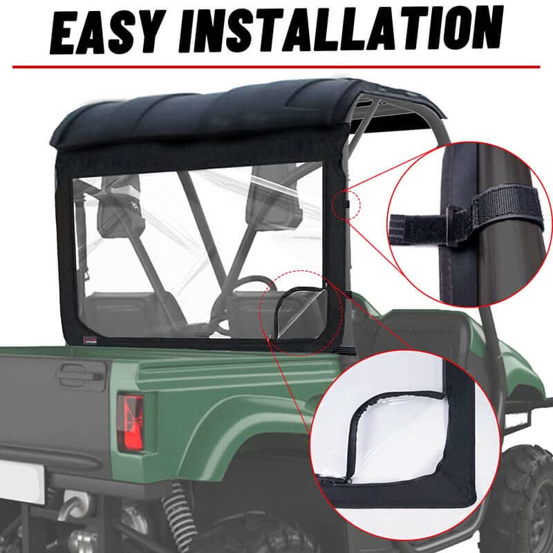 Yamaha Rhino Rear Windshield – StarknightMT