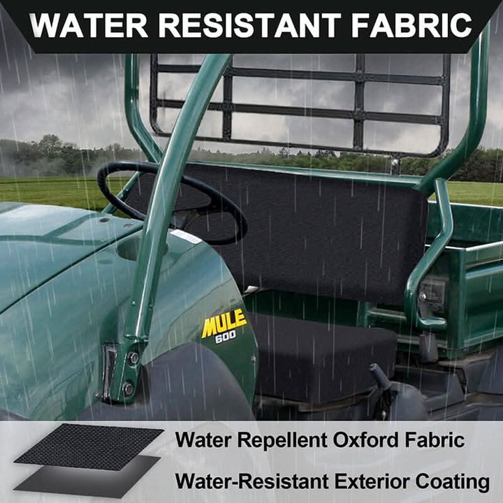 water resistant fabric of the mule 610 seat cover