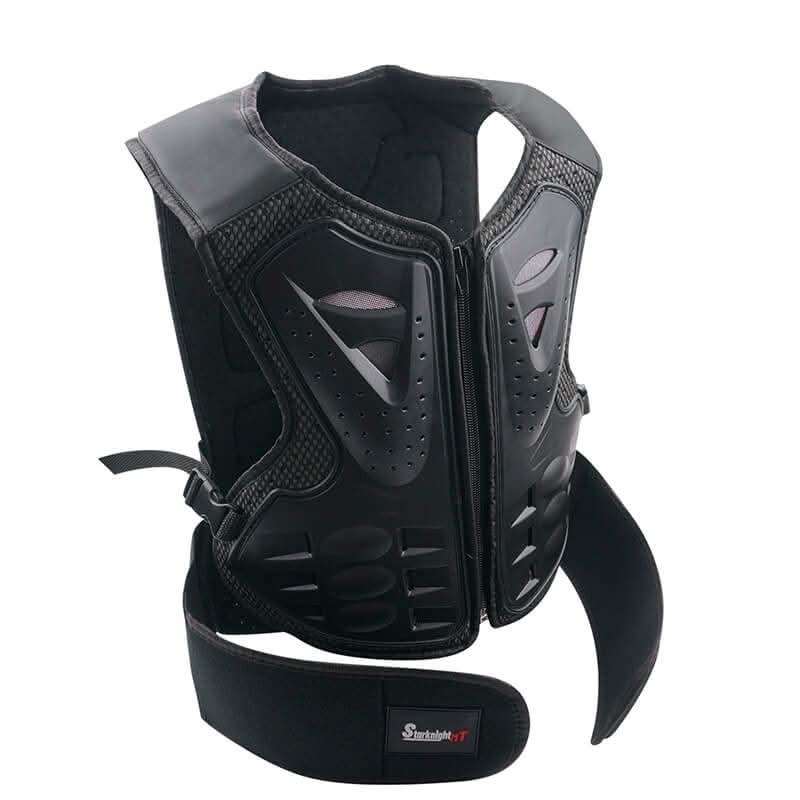 Black Kids Motorcycle Motocross Chest Protector Armor