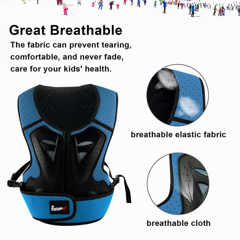 breathable feature for the kids armor