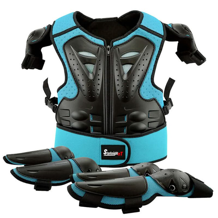 blue kids armor