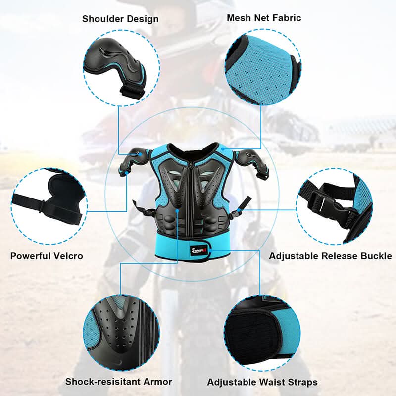 kids armor features