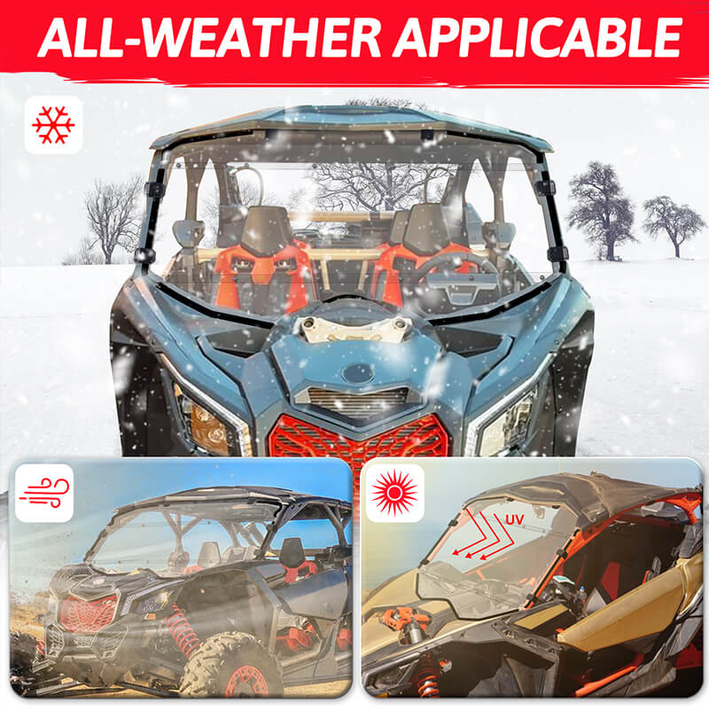 all weather applicable for the maverick x3 windshield