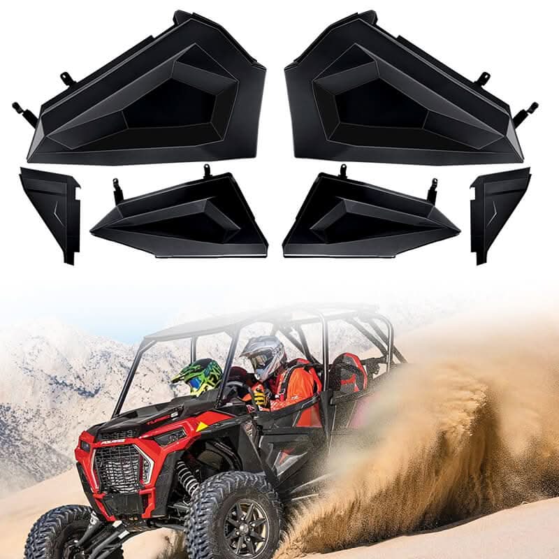 Plastic Half Door Panel Compatible with Polaris RZR XP 4 Turbo/RZR XP 4 1000 - StarKnightMT