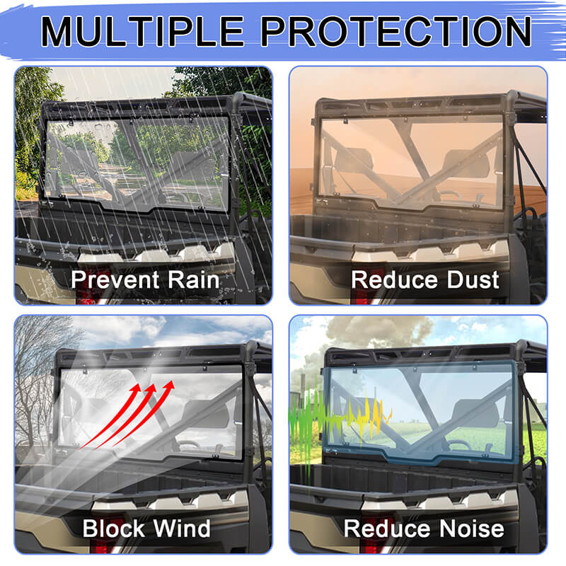 mutlple protection for windshield