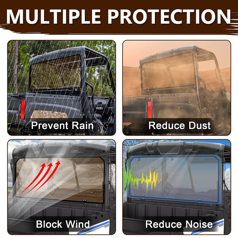 multiple protection of the windshield