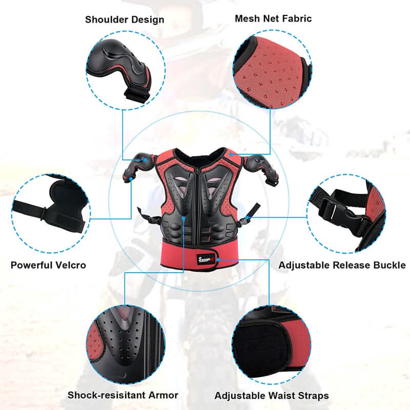 features of the kids armor