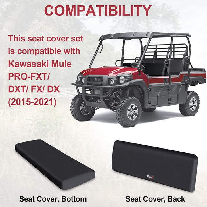 compatibility of the kawasaki Mule Pro seat cover