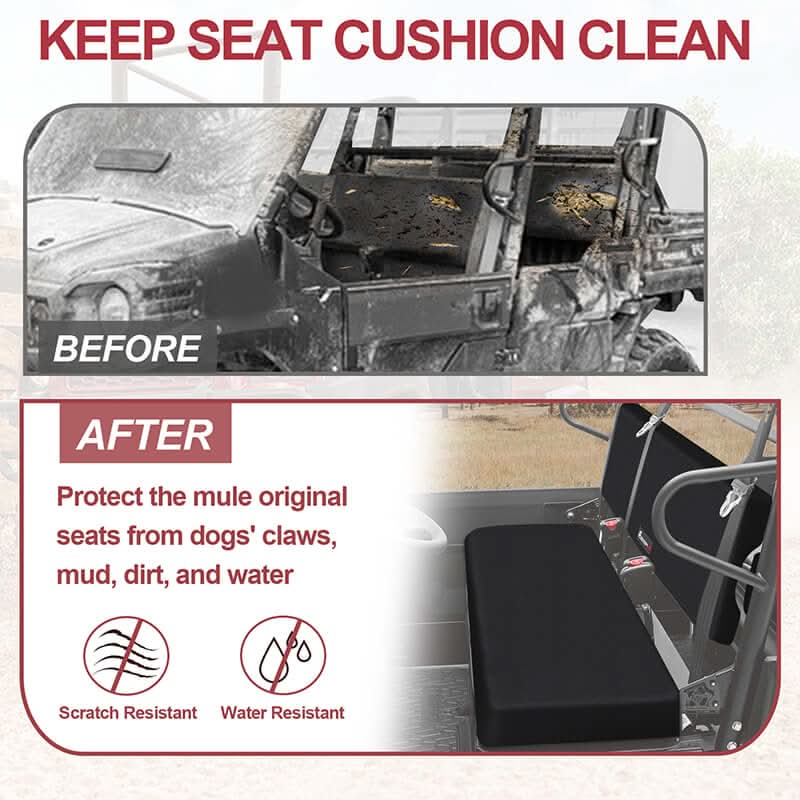 Keep mule pro dxt seat cushion clean