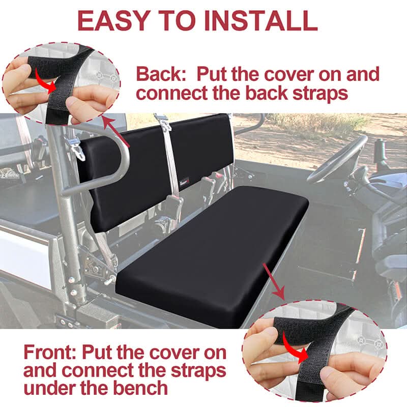 easy to install the Mule Pro DX seat cover