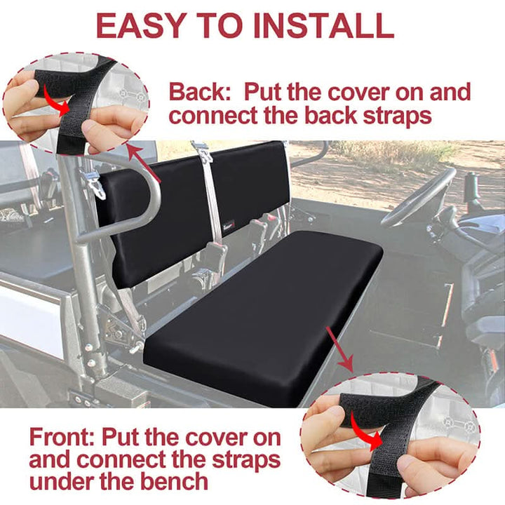 easy to install the Mule Pro DX seat cover